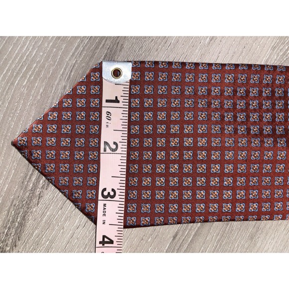 BROOKS BROTHERS MAKERS Silk NECKTIE Woven England MADE IN USA Executive Career - Picture 4 of 7